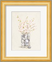 Spring Vase With Pebbles Fine Art Print