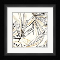 Selva Black And Gold Sketch II Framed Print