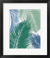 Baru Palm Collage I Framed Print