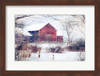 Winter Barn Fine Art Print