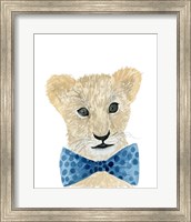 Lion With Bow Tie Fine Art Print