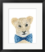 Lion With Bow Tie Fine Art Print