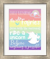 Chase Rainbows Fine Art Print