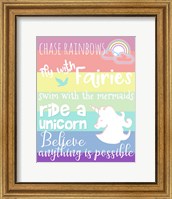 Chase Rainbows Fine Art Print