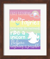 Chase Rainbows Fine Art Print