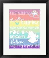 Chase Rainbows Fine Art Print