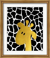 Gold Baby Giraffe Fine Art Print