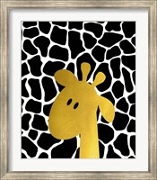 Gold Baby Giraffe Fine Art Print
