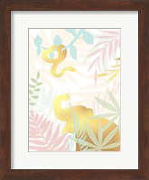 Golden Modern Safari I Fine Art Print