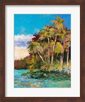 Tropical Side Of Town Fine Art Print