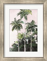 Palms Under A Pink Sky Fine Art Print
