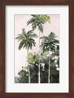 Palms Under A Pink Sky Fine Art Print