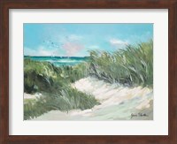 Beach Coast Grass Fine Art Print