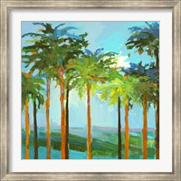 Sunny Palm Trees Fine Art Print