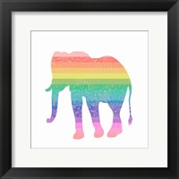 Rainbow Elephant Fine Art Print