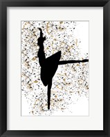 Ballerina Silhouette I Framed Print