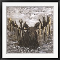 Moose in the Mist Fine Art Print