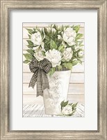 White Peonies Fine Art Print