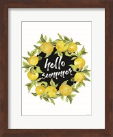Hello Summer Lemons Fine Art Print