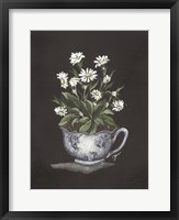 Tea Cup Daisies Framed Print
