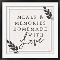 Meals & Memories Made with Love Fine Art Print