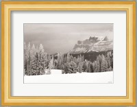 Snowy Lava Mountain Fine Art Print