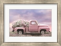 Pink Floral Truck Fine Art Print
