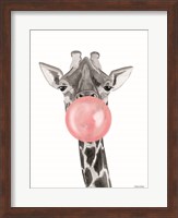 Bubblegum Giraffe Fine Art Print