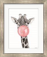 Bubblegum Giraffe Fine Art Print