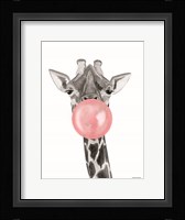 Bubblegum Giraffe Fine Art Print