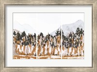 Big Mountain Triptych Fine Art Print