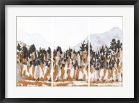 Big Mountain Triptych Fine Art Print