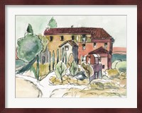 Tuscan Farmhouse Fine Art Print