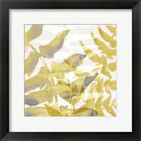 Yellow-Gray Leaves 1 Fine Art Print