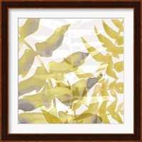 Yellow-Gray Leaves 1 Fine Art Print