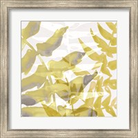 Yellow-Gray Leaves 1 Fine Art Print