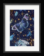 Confetti with Butterflies I Framed Print