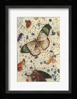 Confetti with Butterflies IV Framed Print