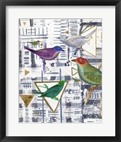 Bird Intersection I Framed Print
