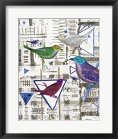 Bird Intersection III Framed Print