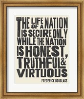 Frederick Douglass Quote II Fine Art Print