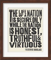Frederick Douglass Quote II Fine Art Print