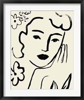 Matisse's Muse Portrait II Fine Art Print