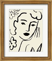 Matisse's Muse Portrait II Fine Art Print