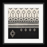 Geo Textile Crop I Framed Print