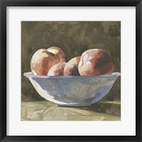 Bowl of Peaches I Fine Art Print