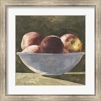 Bowl of Peaches II Fine Art Print