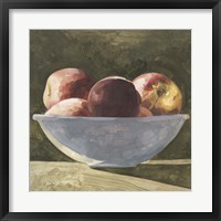 Bowl of Peaches II Fine Art Print