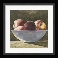 Bowl of Peaches II Framed Print