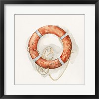 Nautical Safety I Framed Print